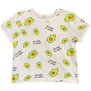 NWOT You Guac My World Avocado Shirt